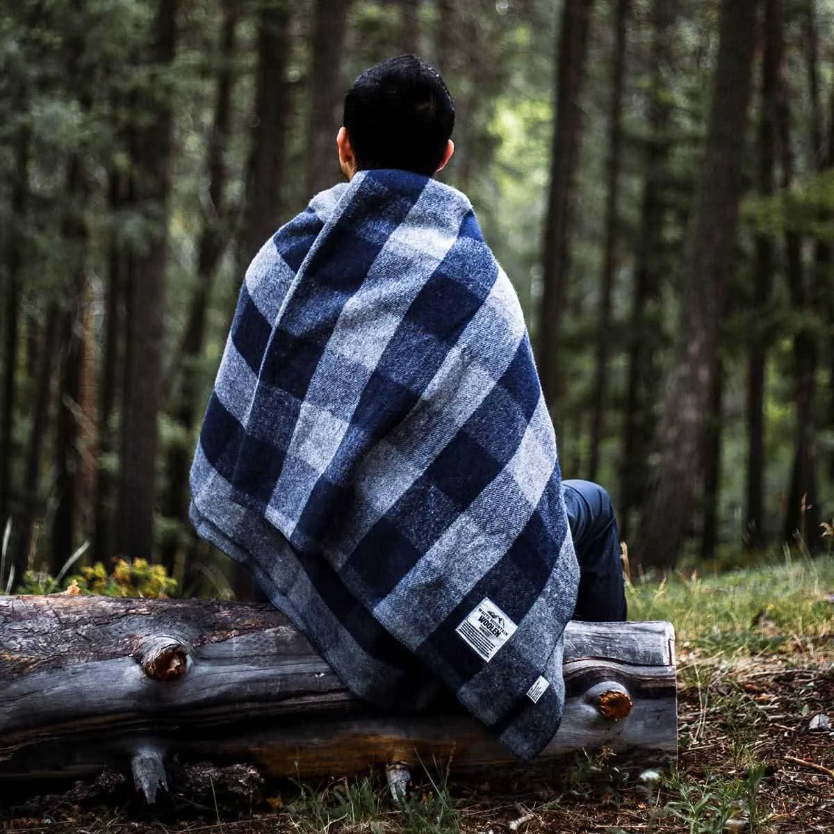 Wool Twin Sized Blanket by White Mountain Woolen