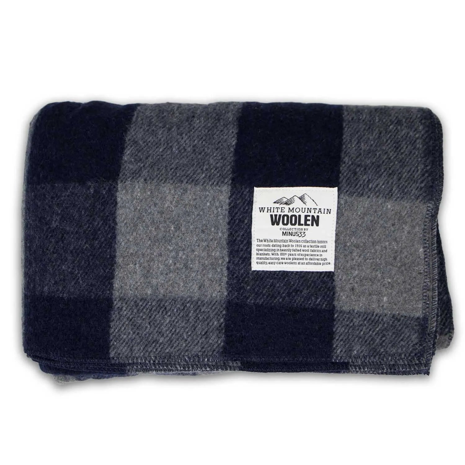 Wool Twin Sized Blanket by White Mountain Woolen