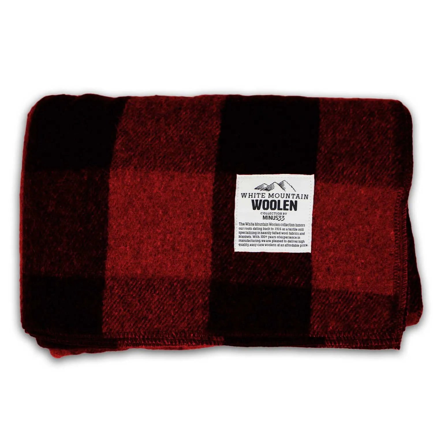 Wool Twin Sized Blanket by White Mountain Woolen