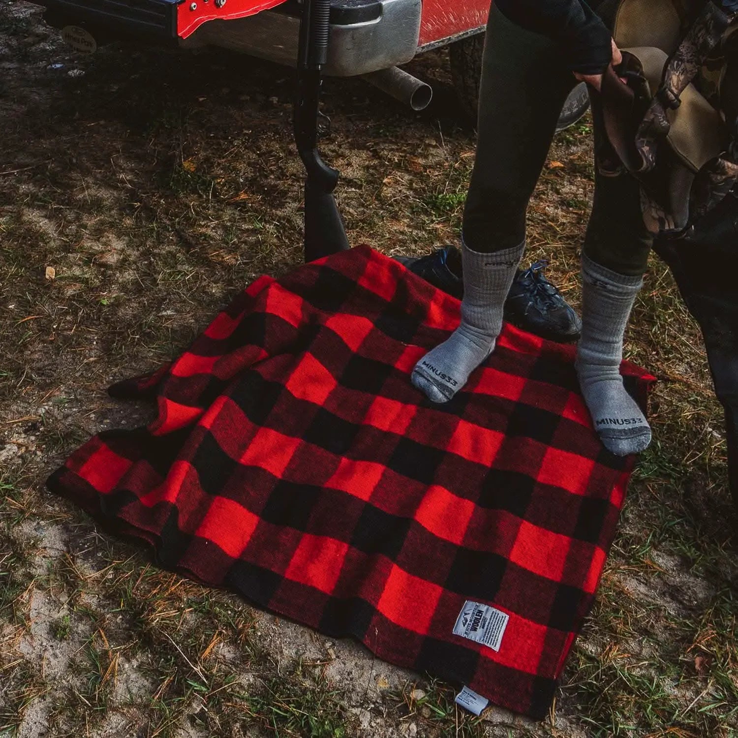 Wool Twin Sized Blanket by White Mountain Woolen