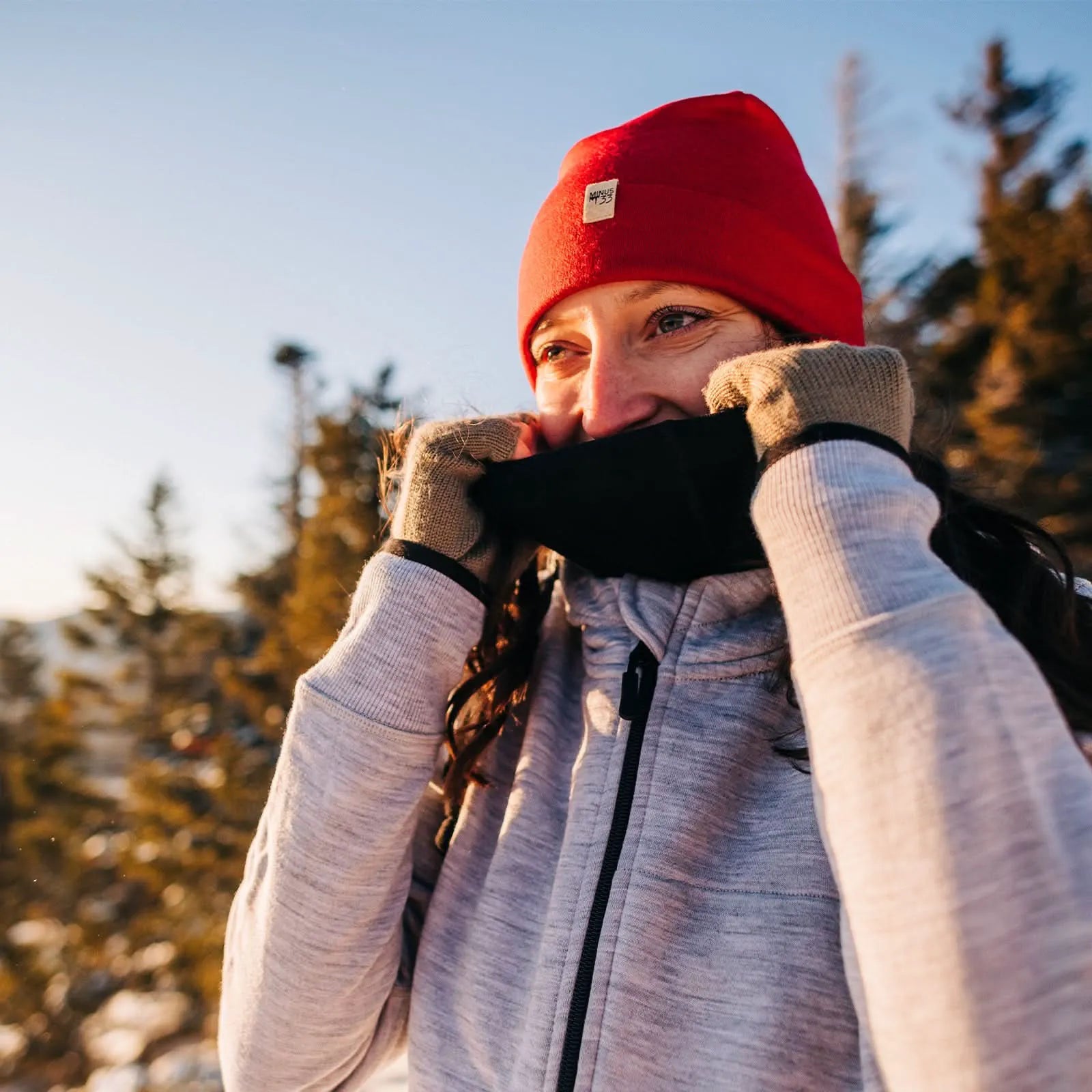 Heavyweight Brushed Merino Wool Neck Gaiter