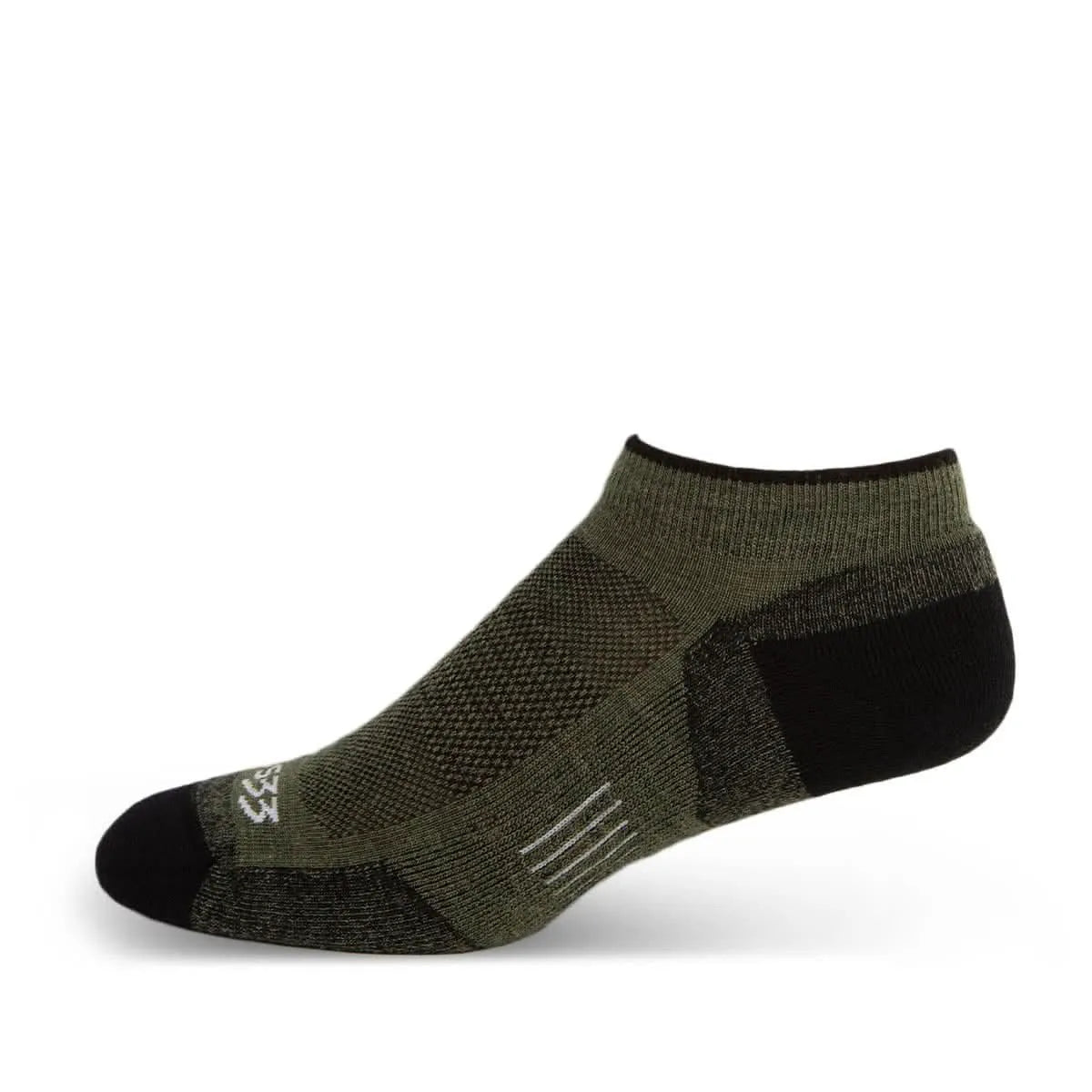 Microweight Cushion No Show Wool Socks - Mountain Heritage