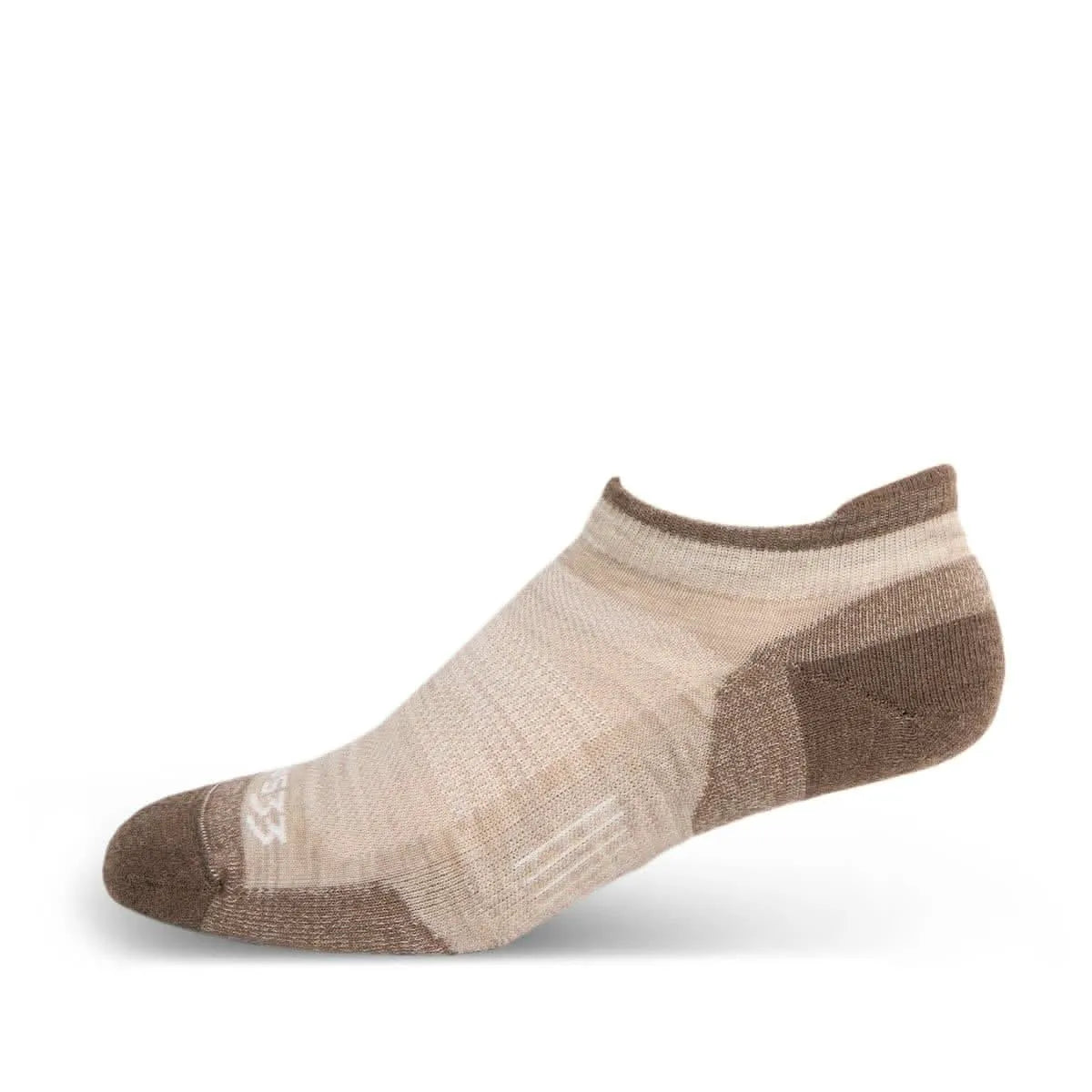 Microweight Cushion No Show Tab Wool Socks - Mountain Heritage