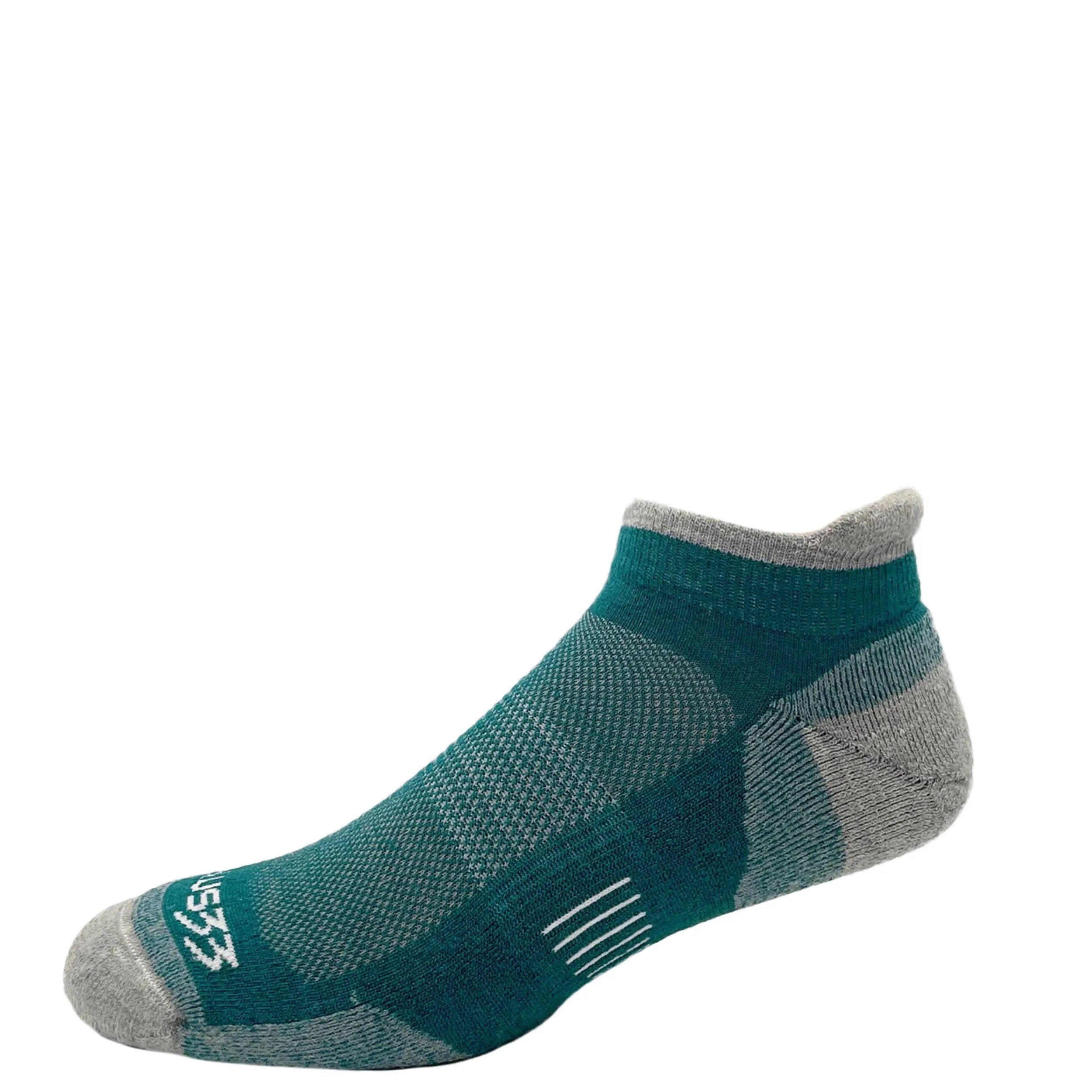 Microweight Cushion No Show Tab Wool Socks - Mountain Heritage