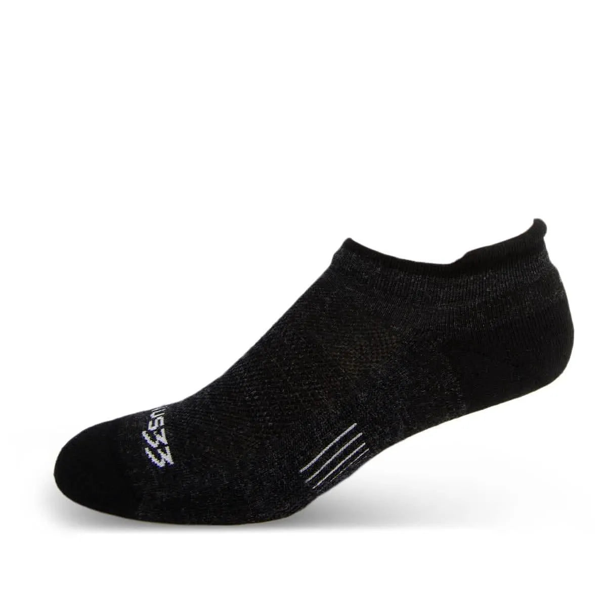 Microweight Cushion No Show Tab Wool Socks - Mountain Heritage