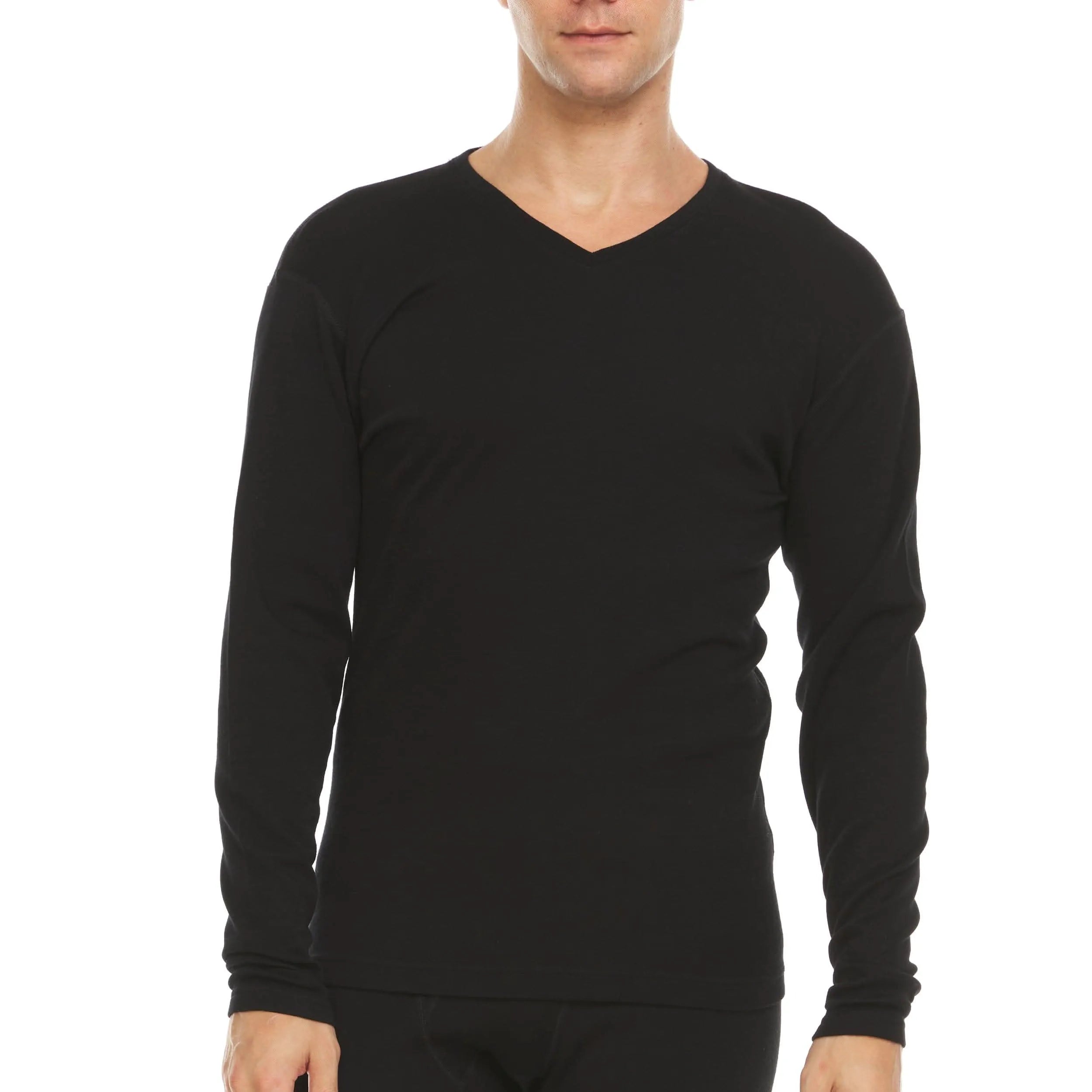 Men's Midweight Merino Wool V-Neck Sweater | 100% Merino Wool