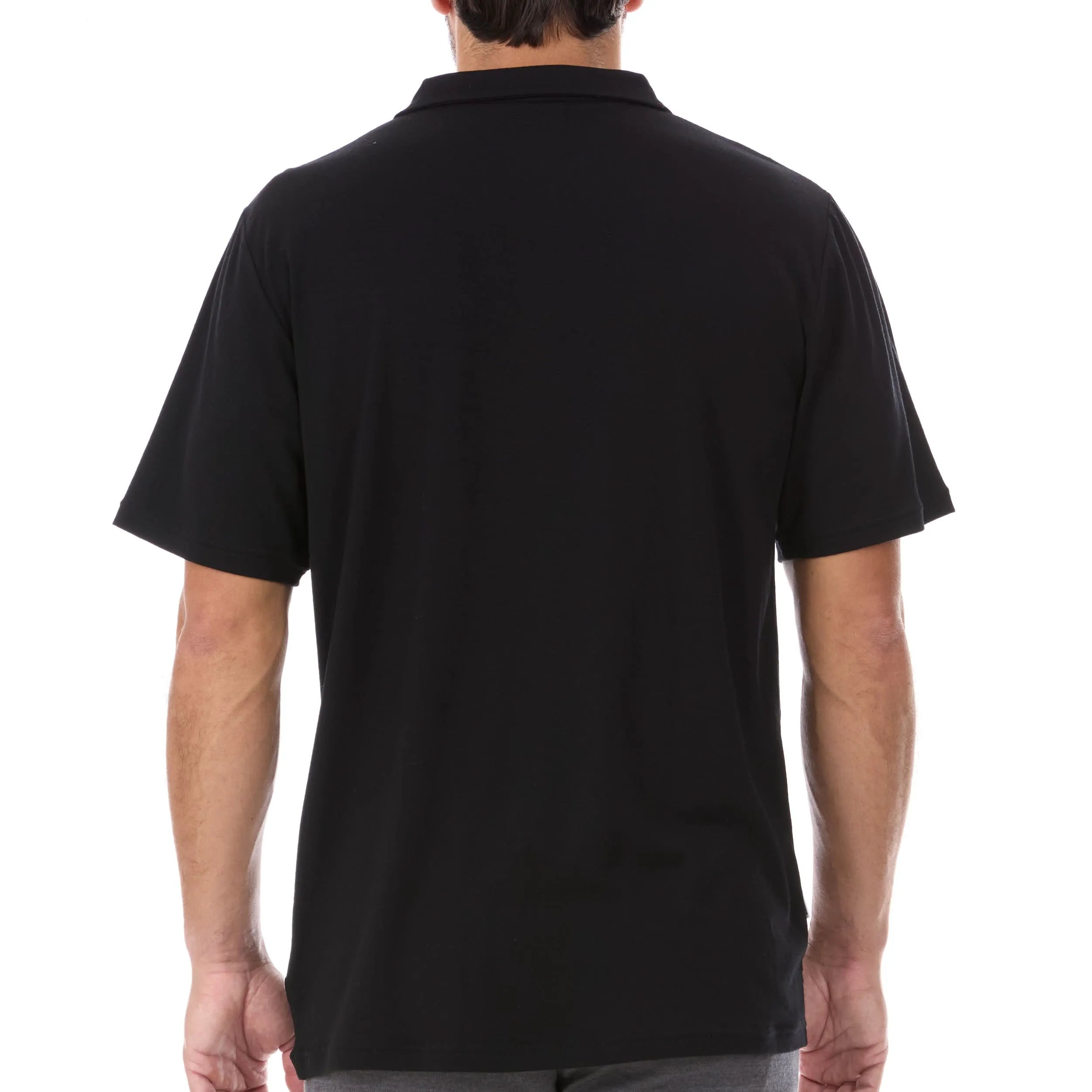 Microweight Men's Wool Polo - Woolverino