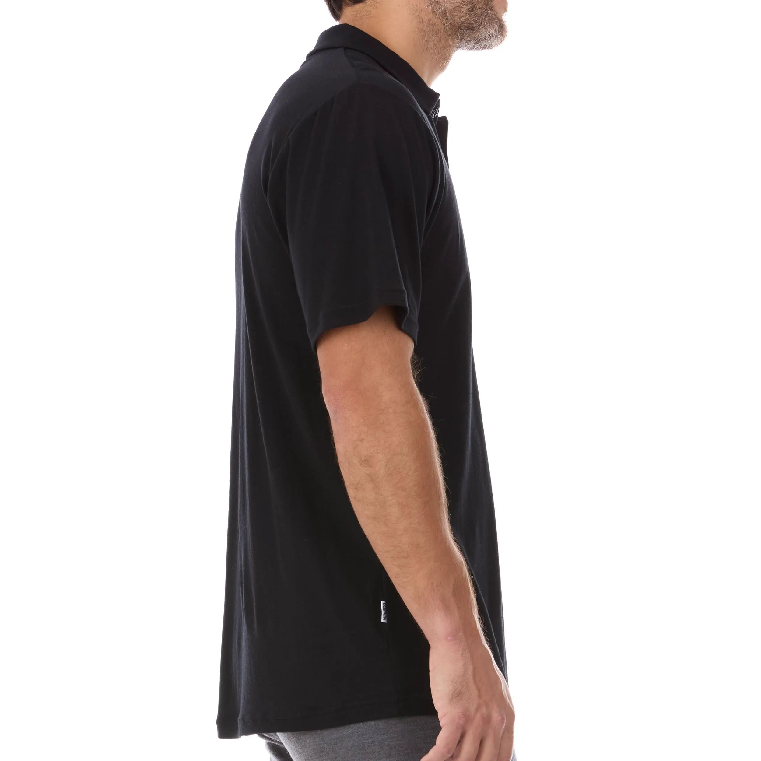 Microweight Men's Wool Polo - Woolverino
