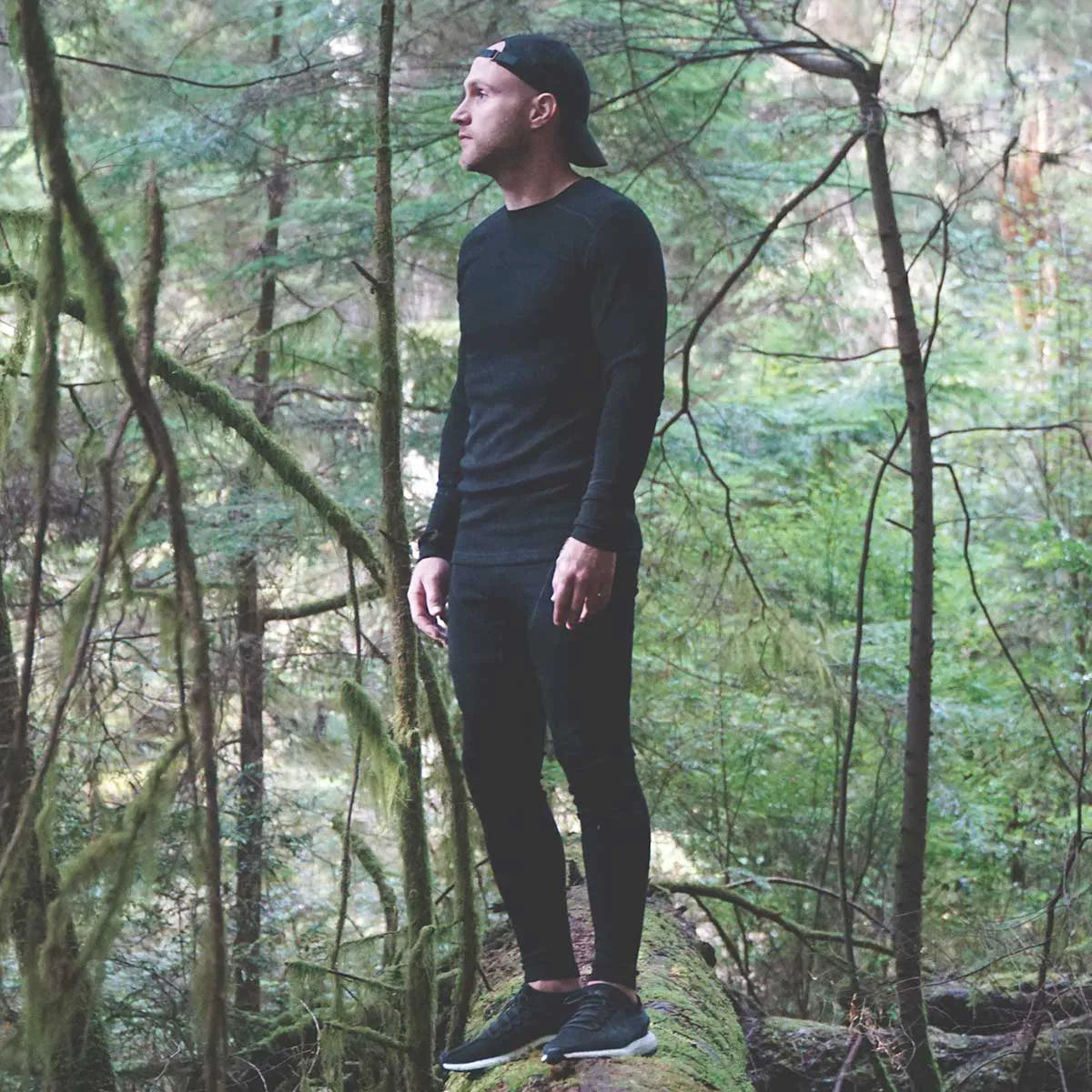 Midweight Men's Wool Flyless Running Pants - Woolverino