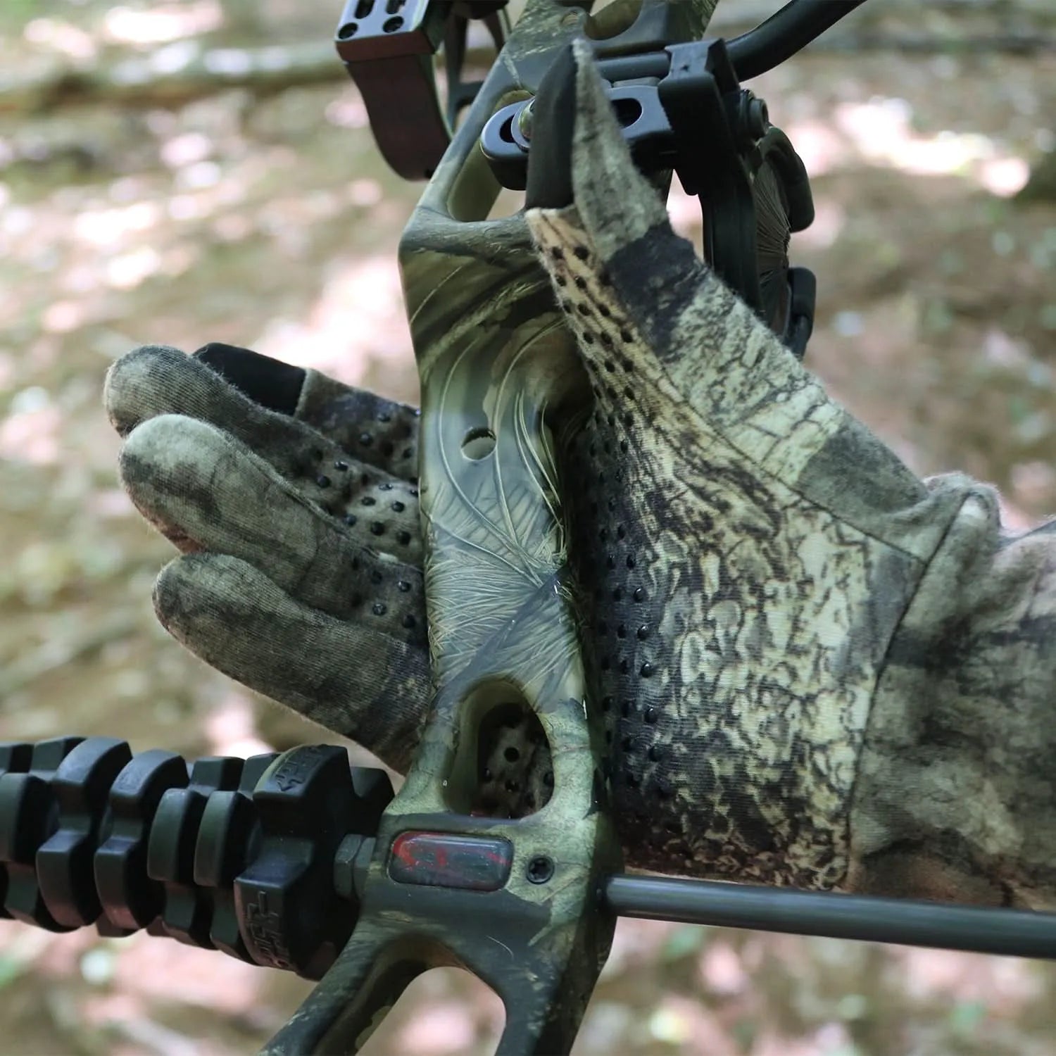 Lightweight 100% Merino Wool Grip Gloves