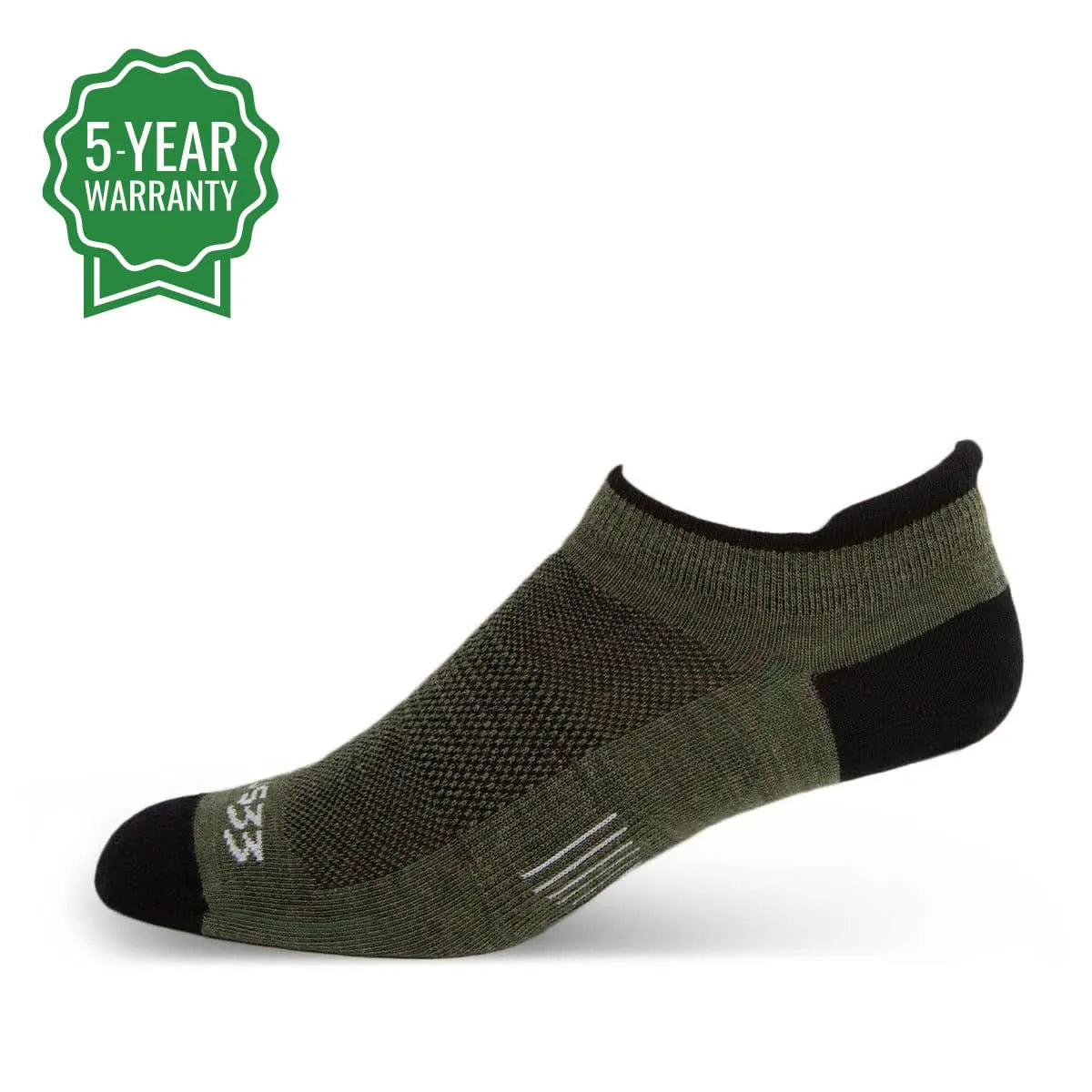 Microweight No-Show Tab Wool Socks - Mountain Heritage