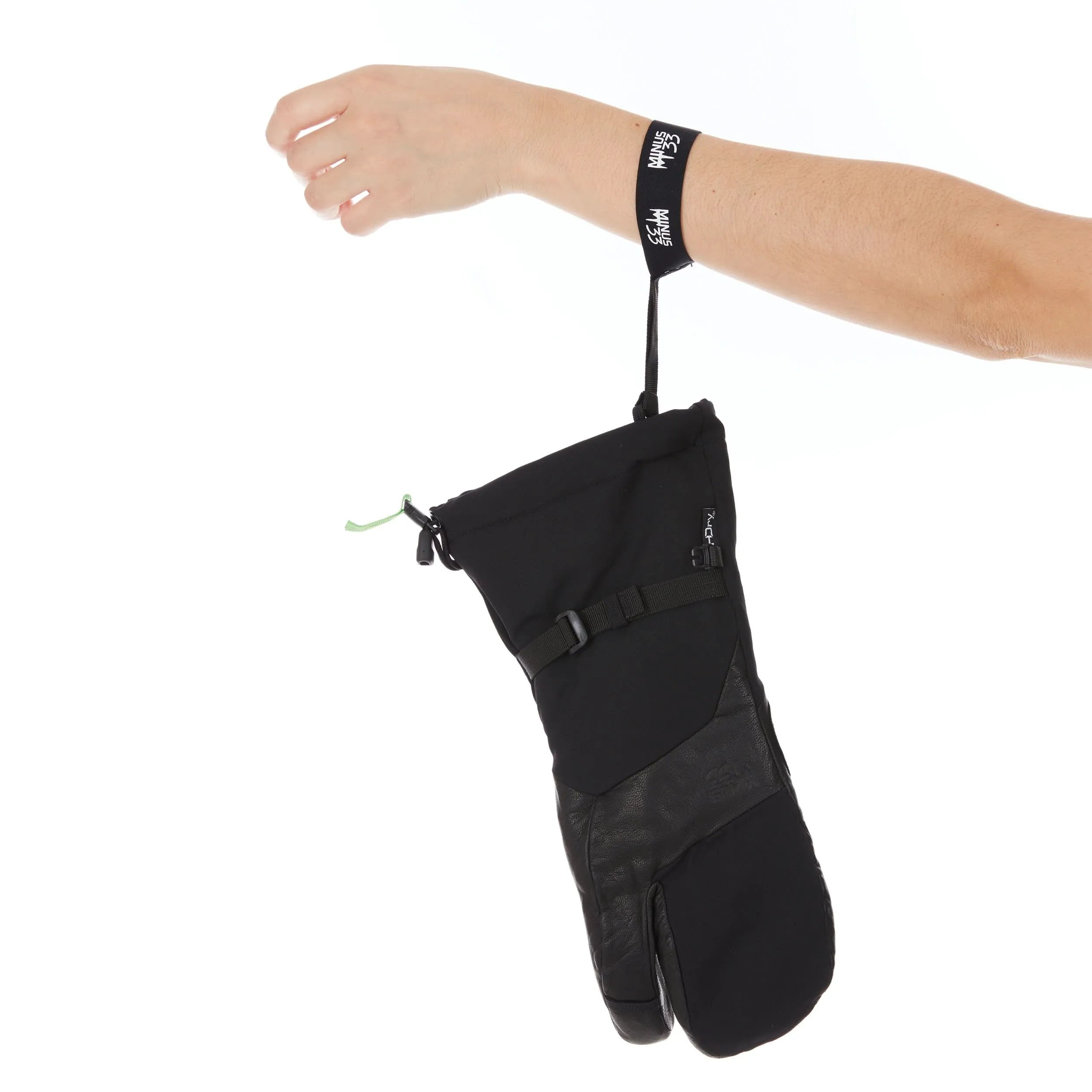 WoolTek 3-Finger Waterproof Ski Gloves