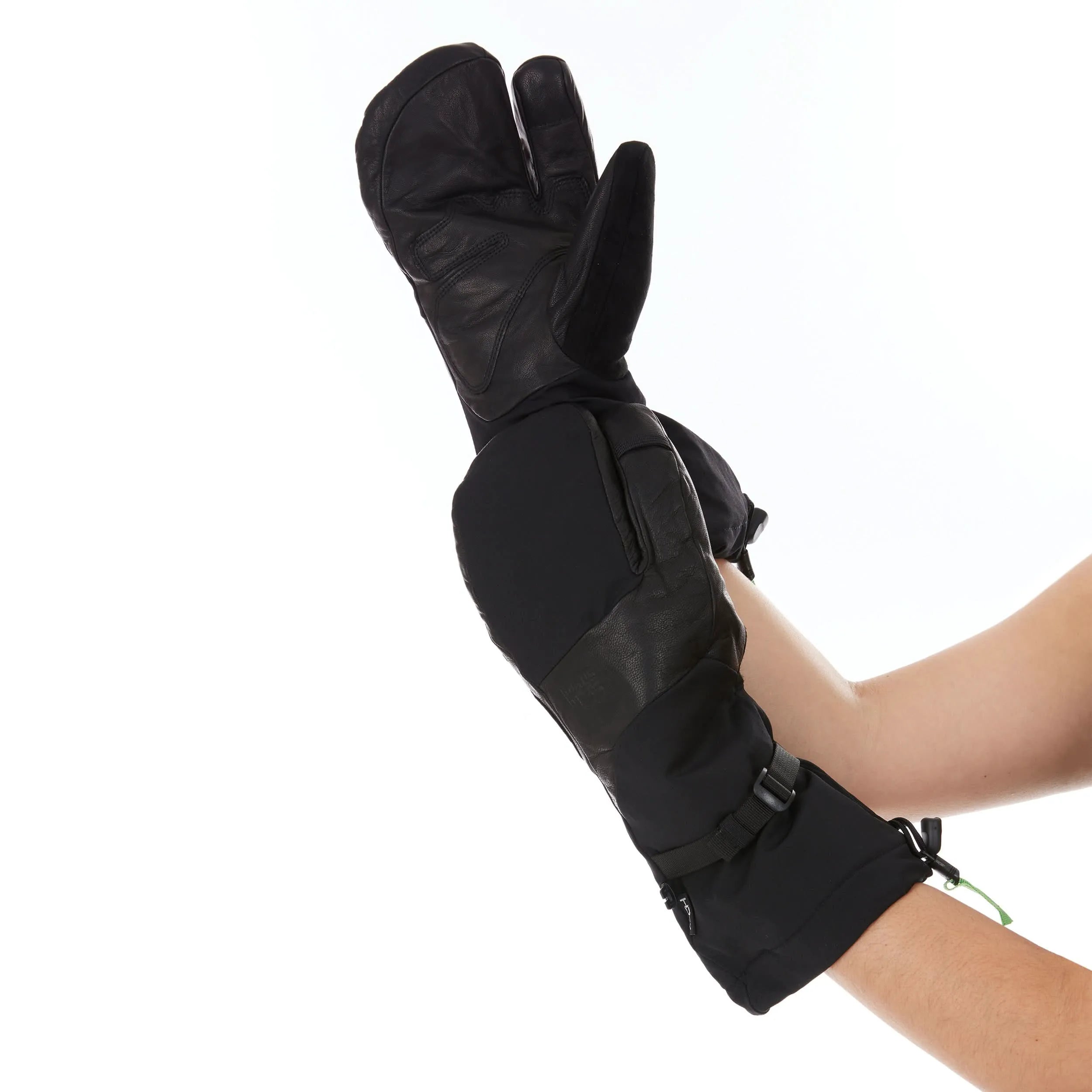 WoolTek 3-Finger Waterproof Ski Gloves