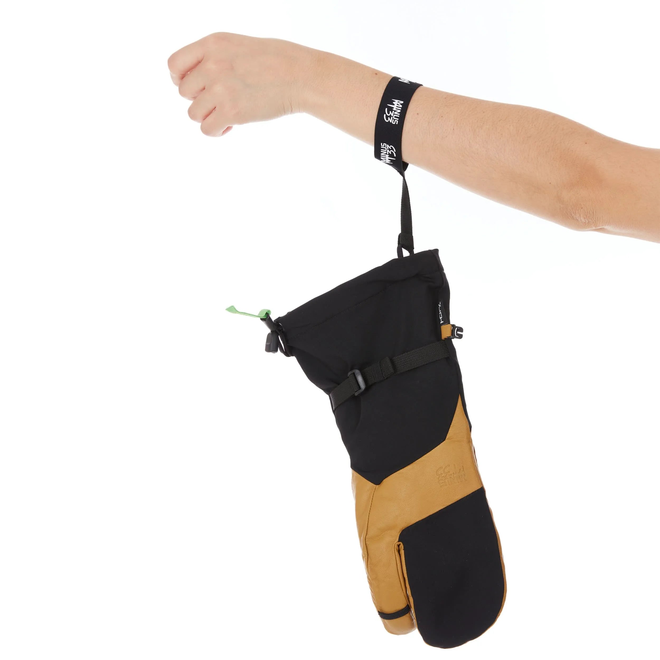 WoolTek 3-Finger Waterproof Ski Gloves