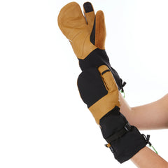 WoolTek 3-Finger Waterproof Ski Gloves